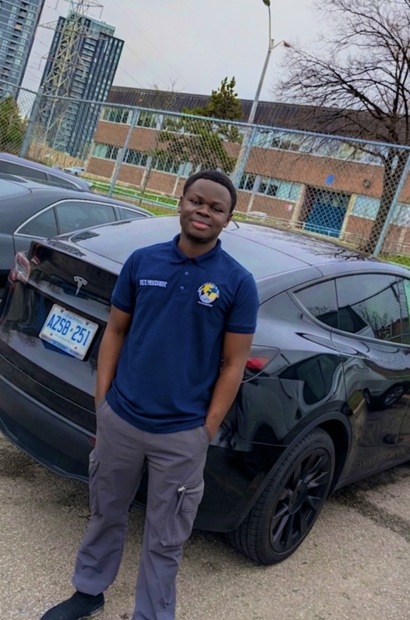 IWF Vice President in a branded navy polo shirt
